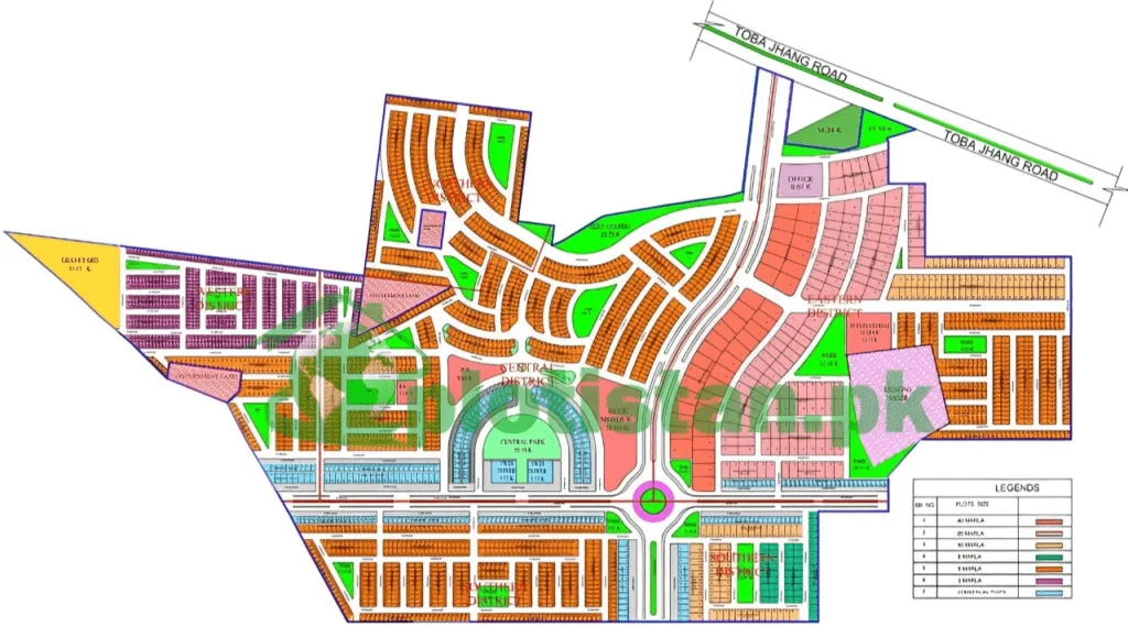 Omega Vista Jhang Master Plan